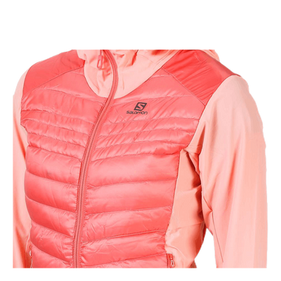 Haloes Down Hybrid Hoodie Pink