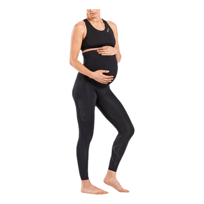 Prenatal Maternity Comp Tights Black