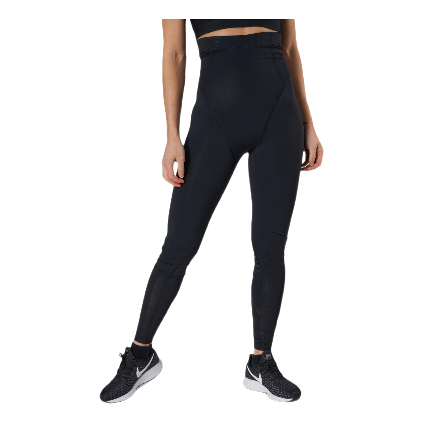 Postnatal Maternity Comp Tights Black