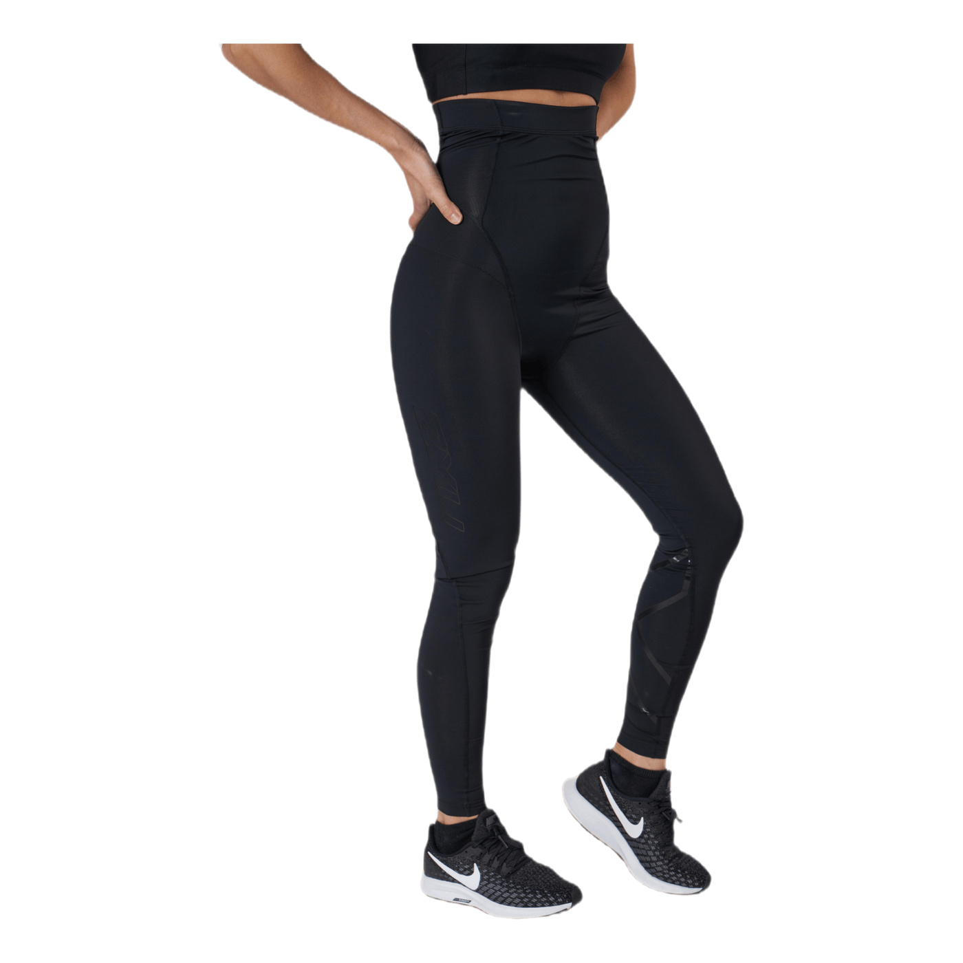 Postnatal Maternity Comp Tights Black