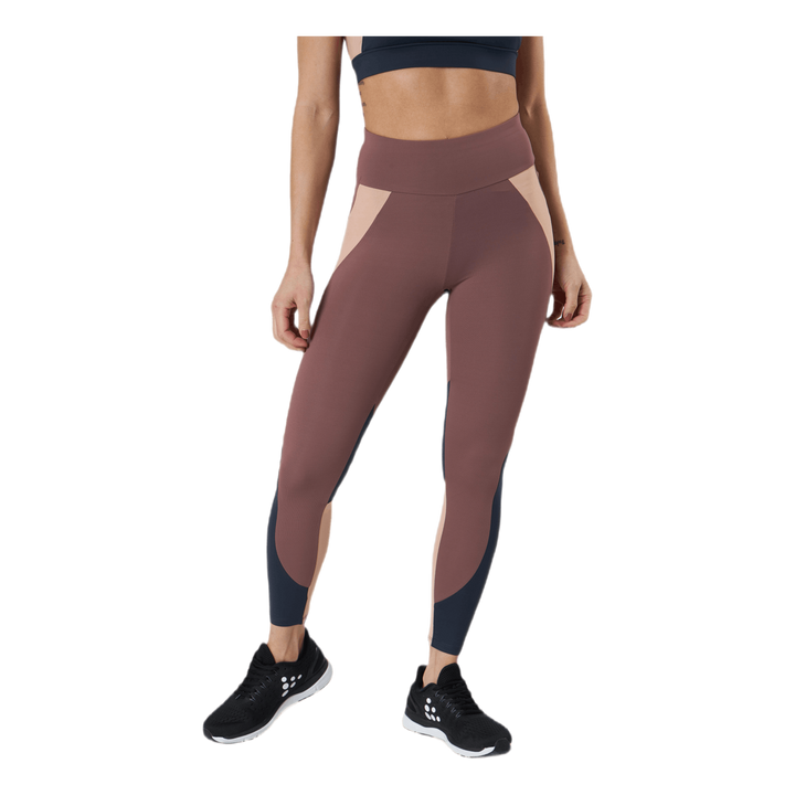 Flow Blocked Tights Purple