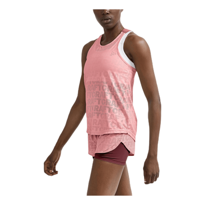 Core Charge Logo Singlet Pink