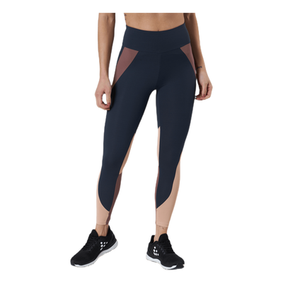 Flow Blocked Tights Blue/Purple