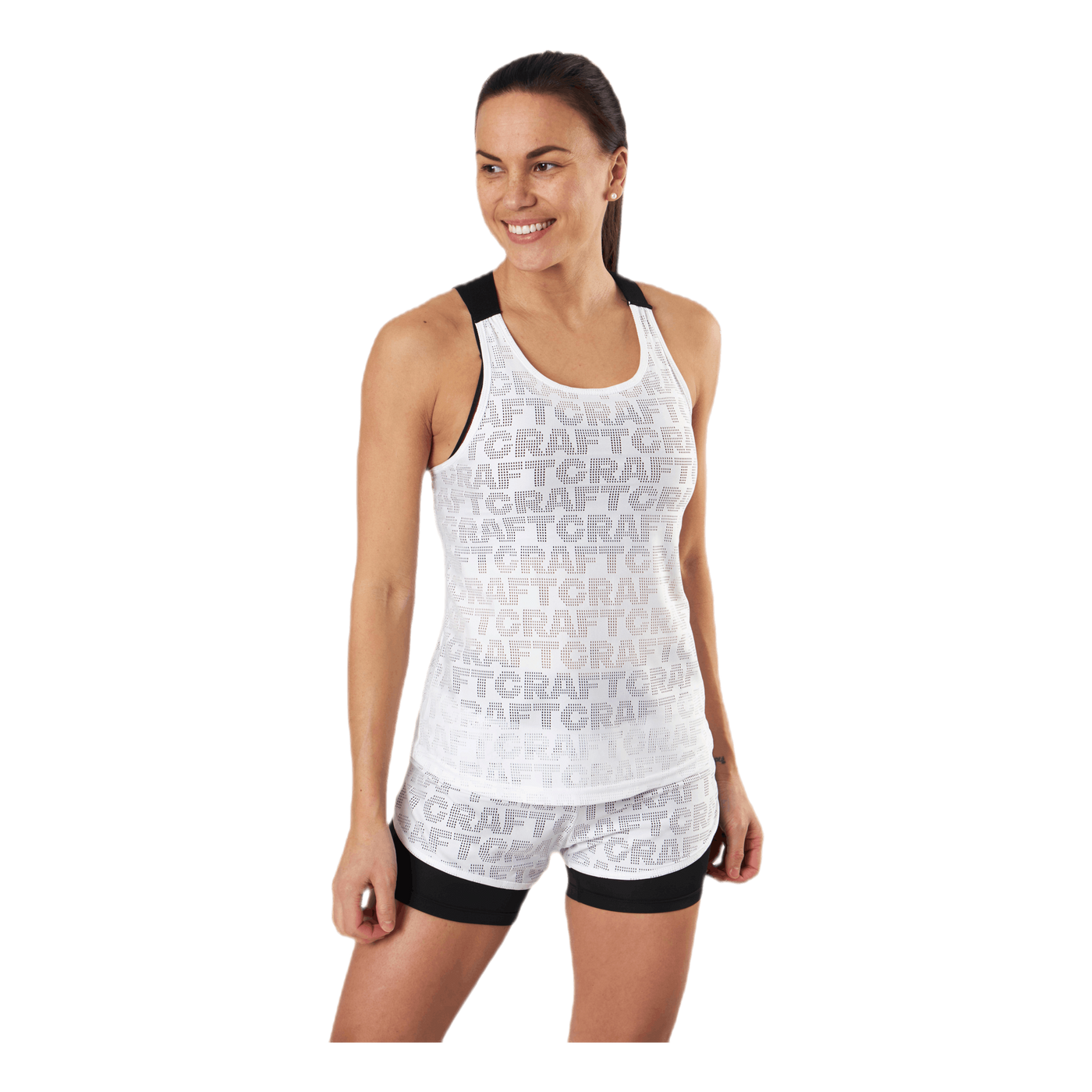 Core Charge Logo Singlet White