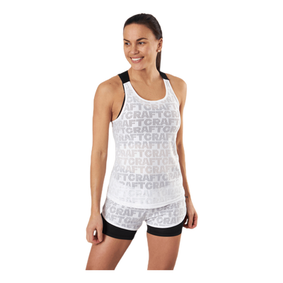 Core Charge Logo Singlet White