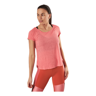 Core Charge Cross Back Tee Pink
