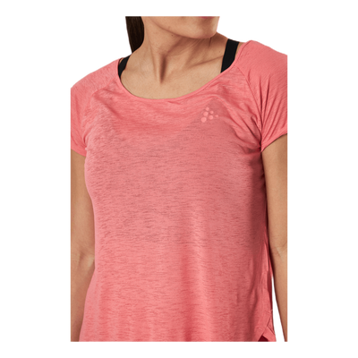 Core Charge Cross Back Tee Pink