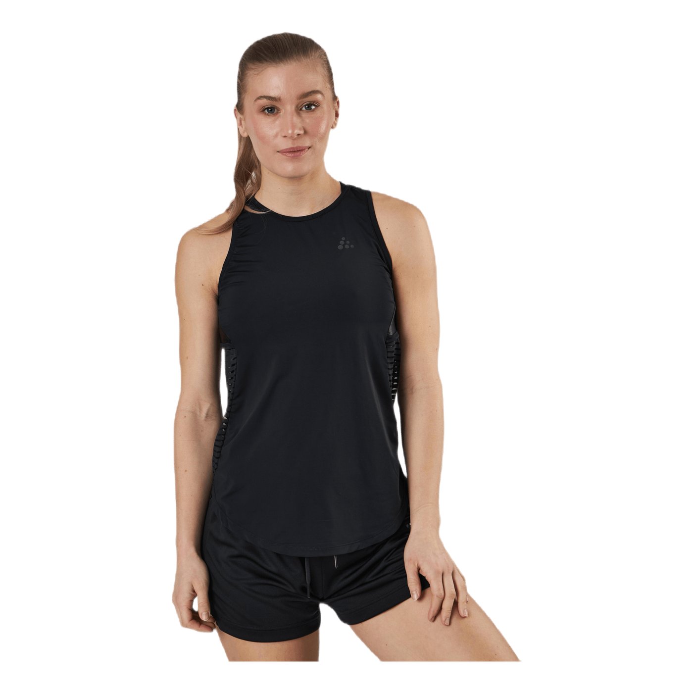 ADV Charge Shiny Singlet Black