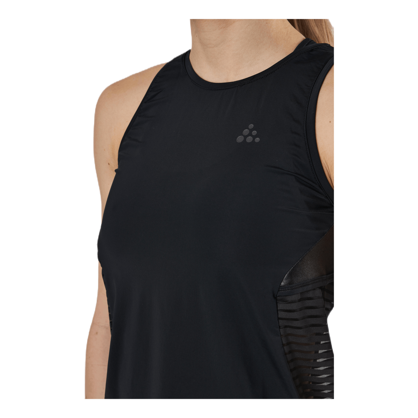 ADV Charge Shiny Singlet Black