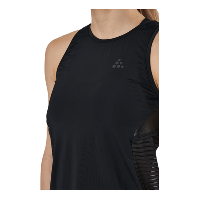 ADV Charge Shiny Singlet Black
