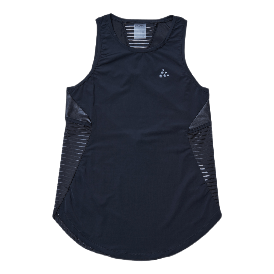 ADV Charge Shiny Singlet Black