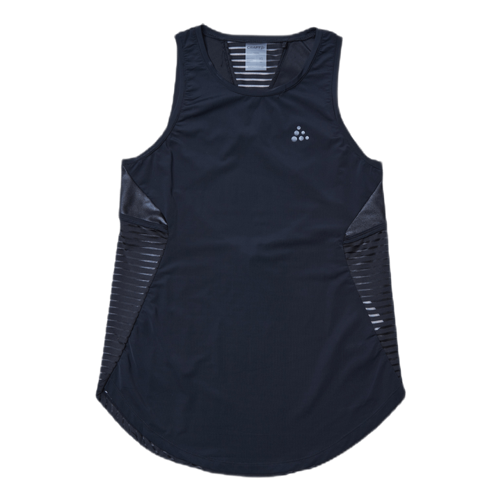 ADV Charge Shiny Singlet Black