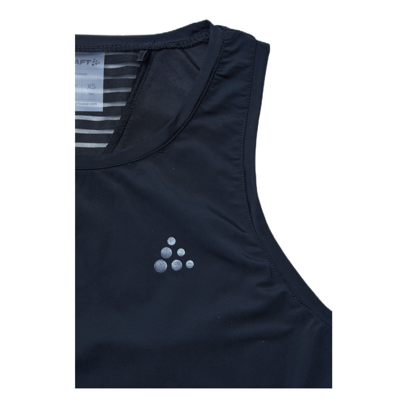 ADV Charge Shiny Singlet Black