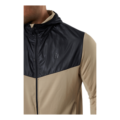 ADV Charge Jersey Hood Jacket Black/Beige