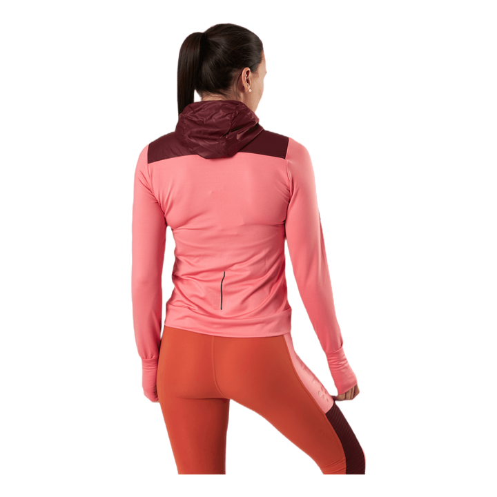 ADV Charge Jersey Hood Jkt Pink/Red