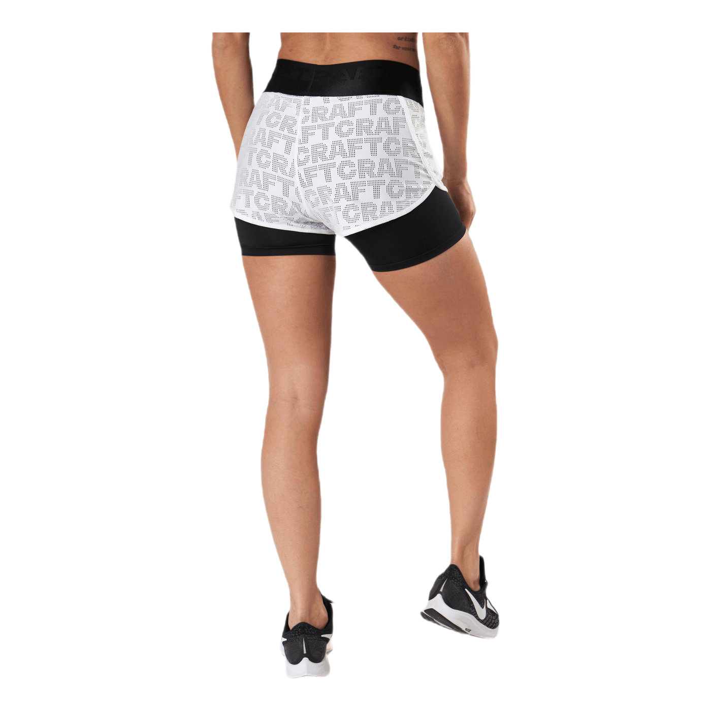 Core Charge Logo Shorts White/Black