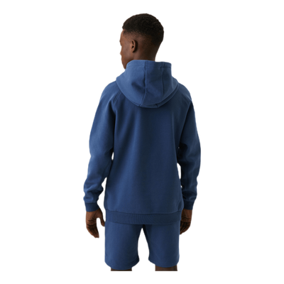Jr Borg Sport Hoodie Blue