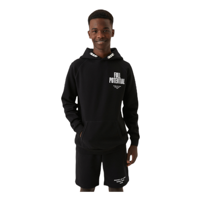 Jr Borg Sport Hoodie Black