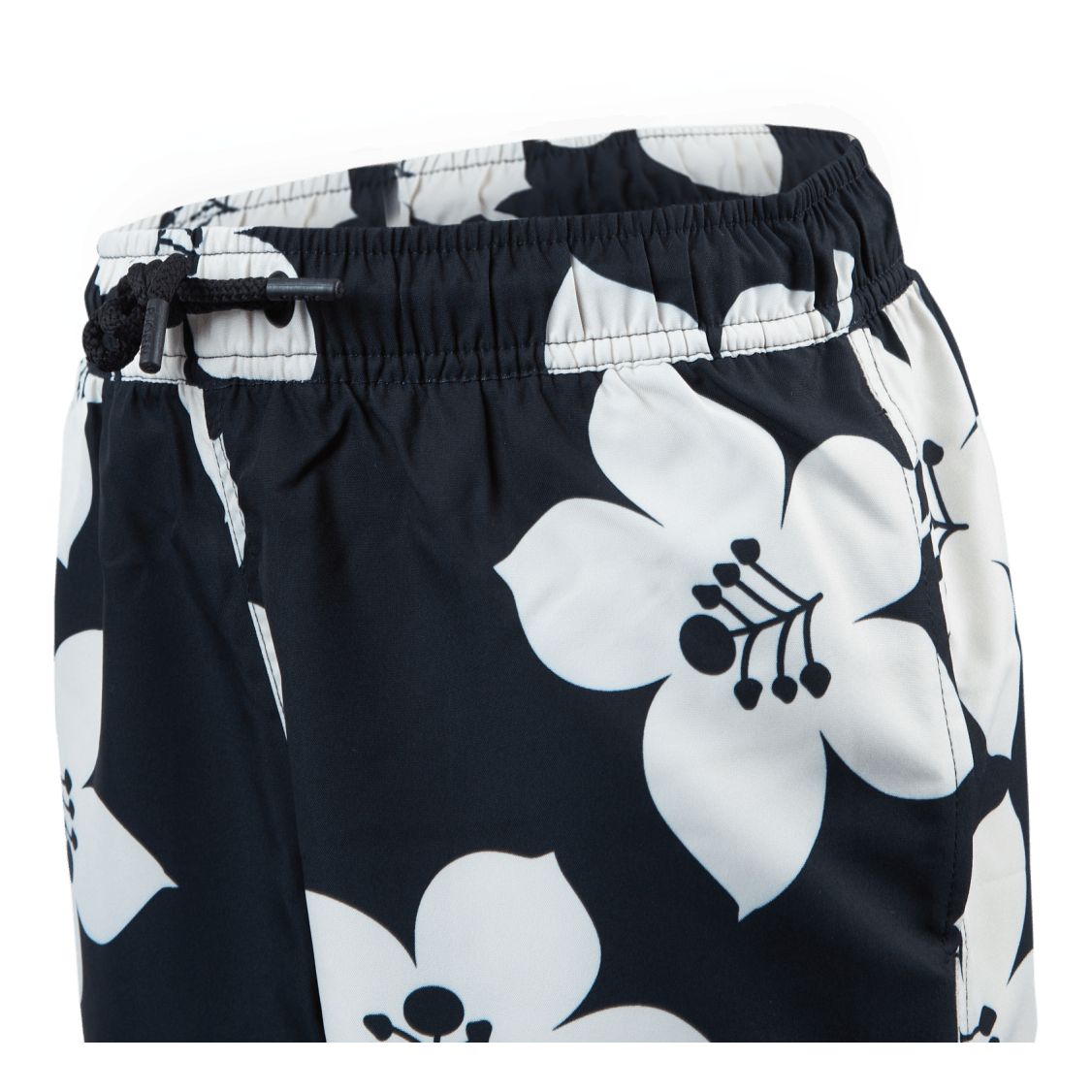 Jr Loose Kenny Swimshorts White/Black