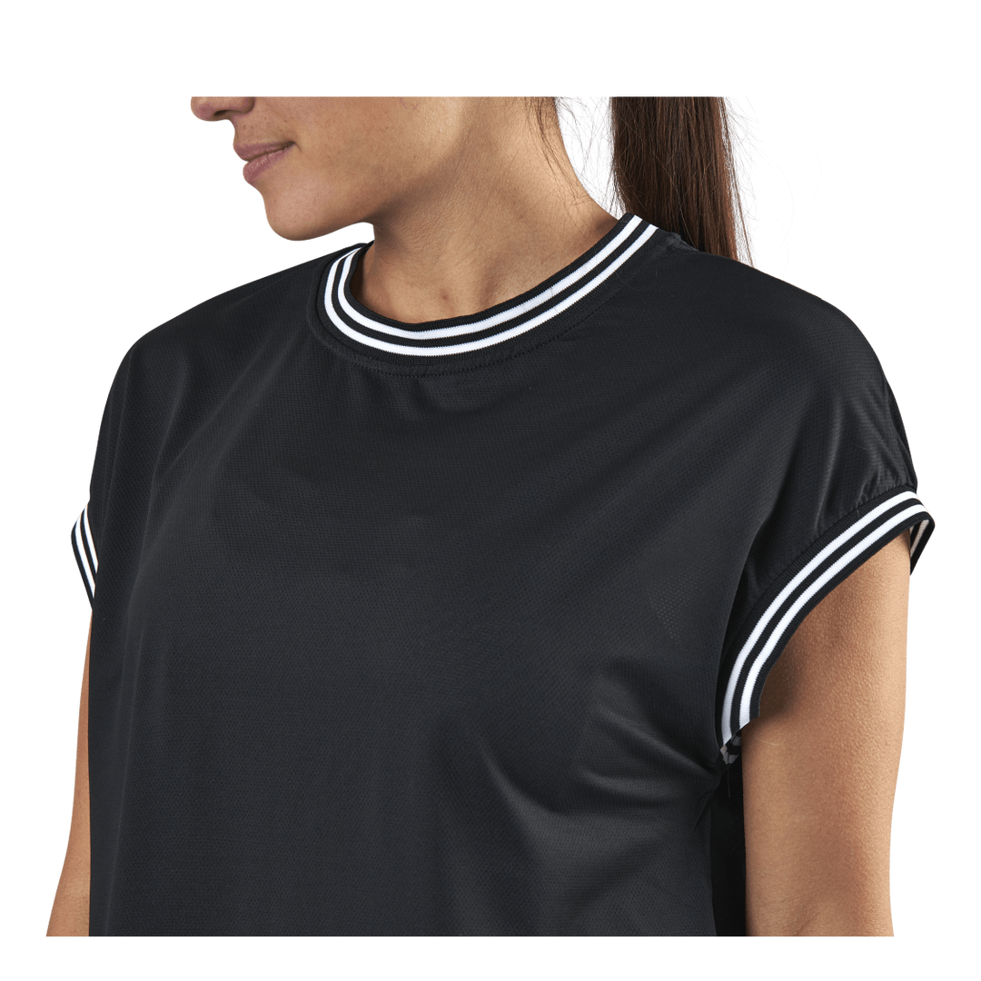 Ady SS Mesh Tee Black