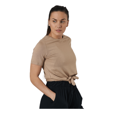 Neora Ss Tie Tee Beige