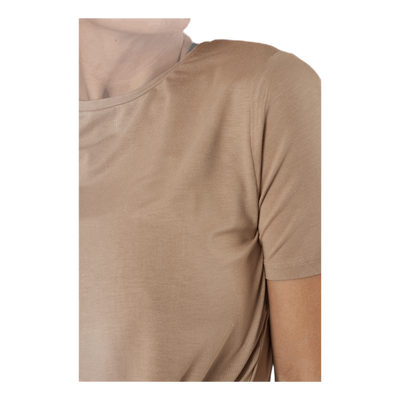 Neora Ss Tie Tee Beige