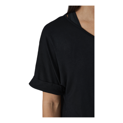 Neora Ss Fold Up Dress Black