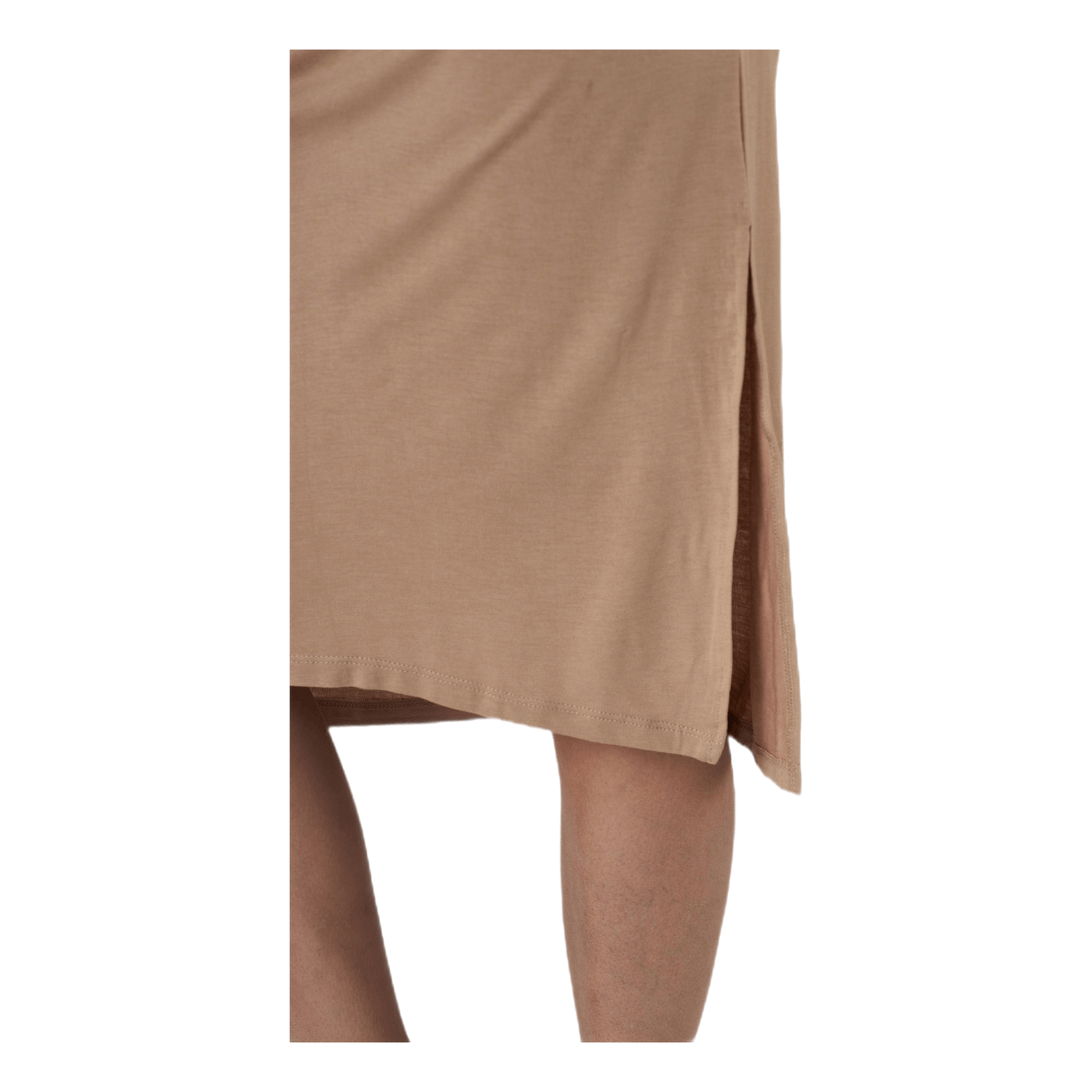 Neora Ss Fold Up Dress Beige