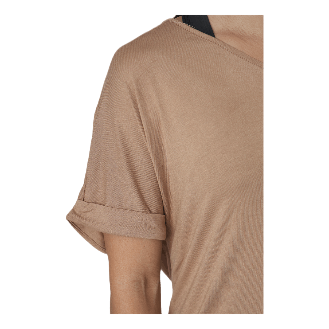 Neora Ss Fold Up Dress Beige