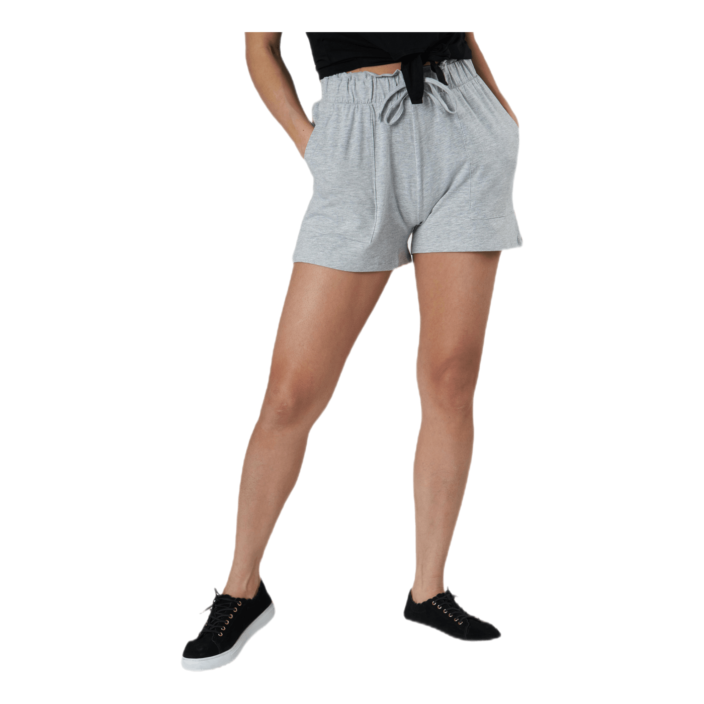 Neora Hw Frill Shorts Grey