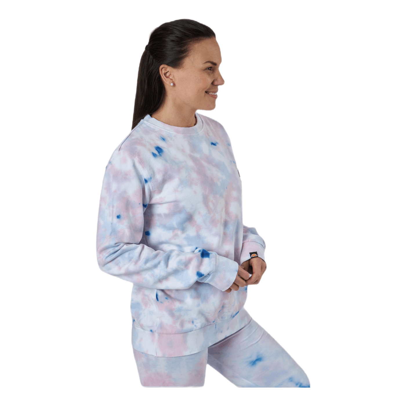 El Haverford Tie Dye Sweatshirt White