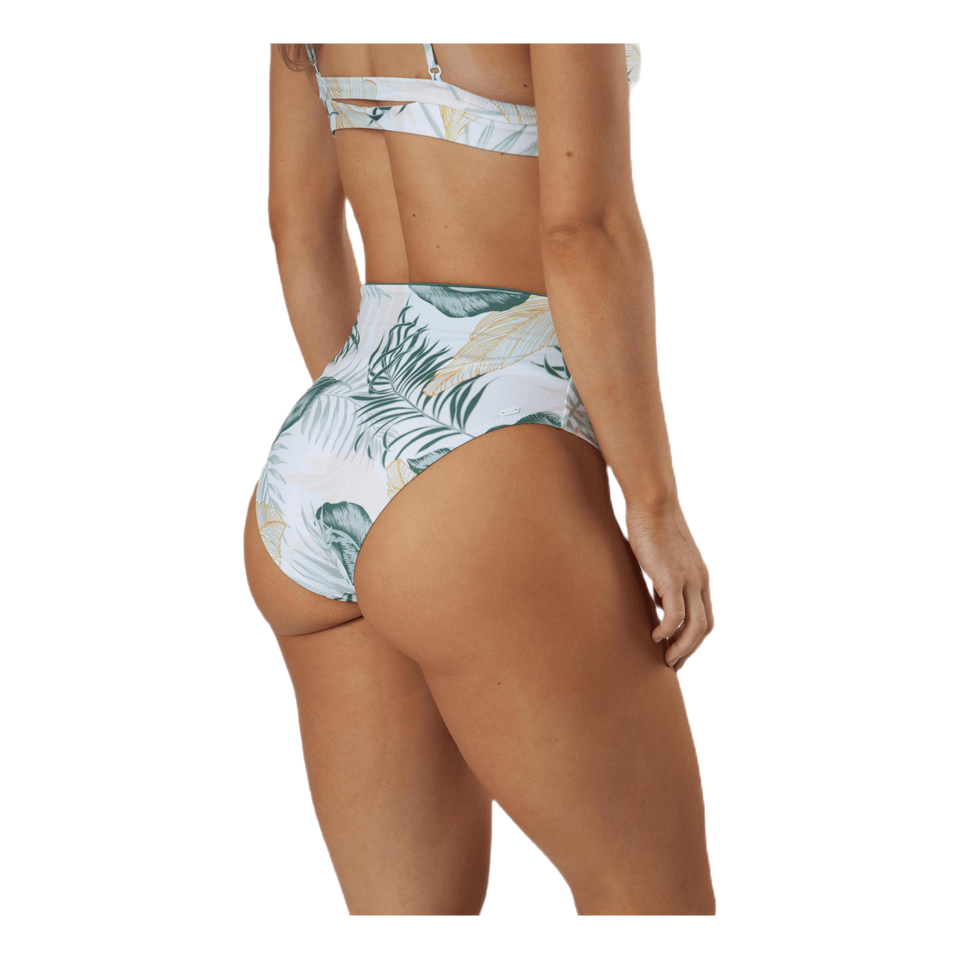 Coastal Palms Rollup Bottom White/Green