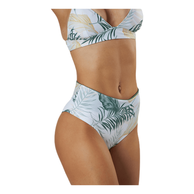 Coastal Palms Rollup Bottom White/Green