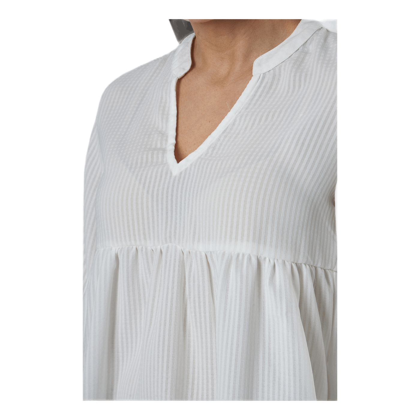 Bloom 3/4 Top Wvn White