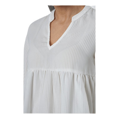 Bloom 3/4 Top Wvn White