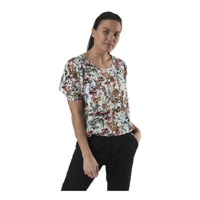 Karma Life 2/4 Aop Top Wvn White
