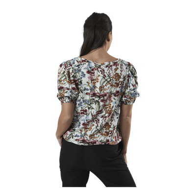 Karma Life 2/4 Aop Top Wvn White
