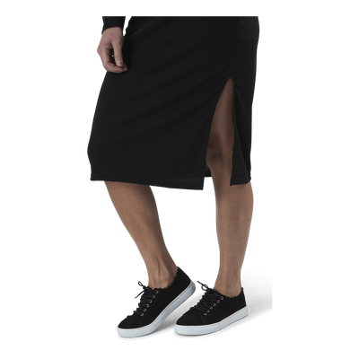 Quinn Rib Dress Black