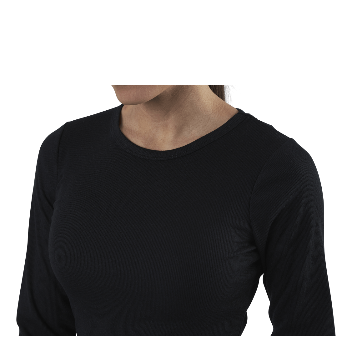 Quinn Rib Dress Black