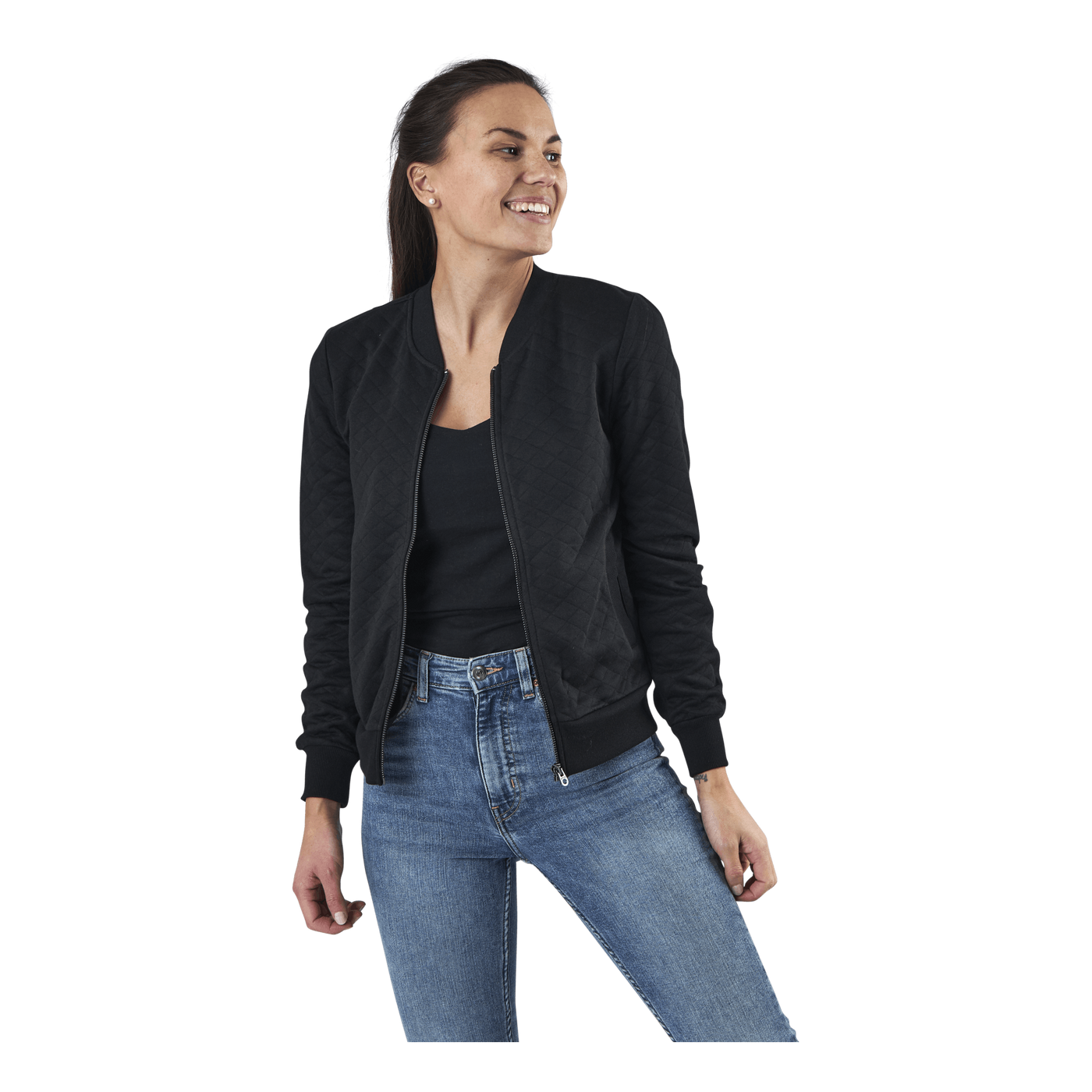 Joyce Ls Bomber Black