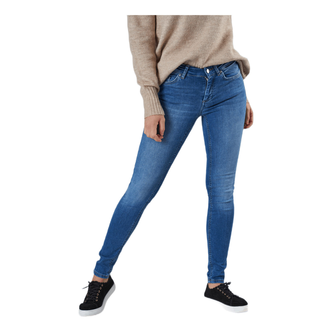 Blush Life Mid Skinny Blue