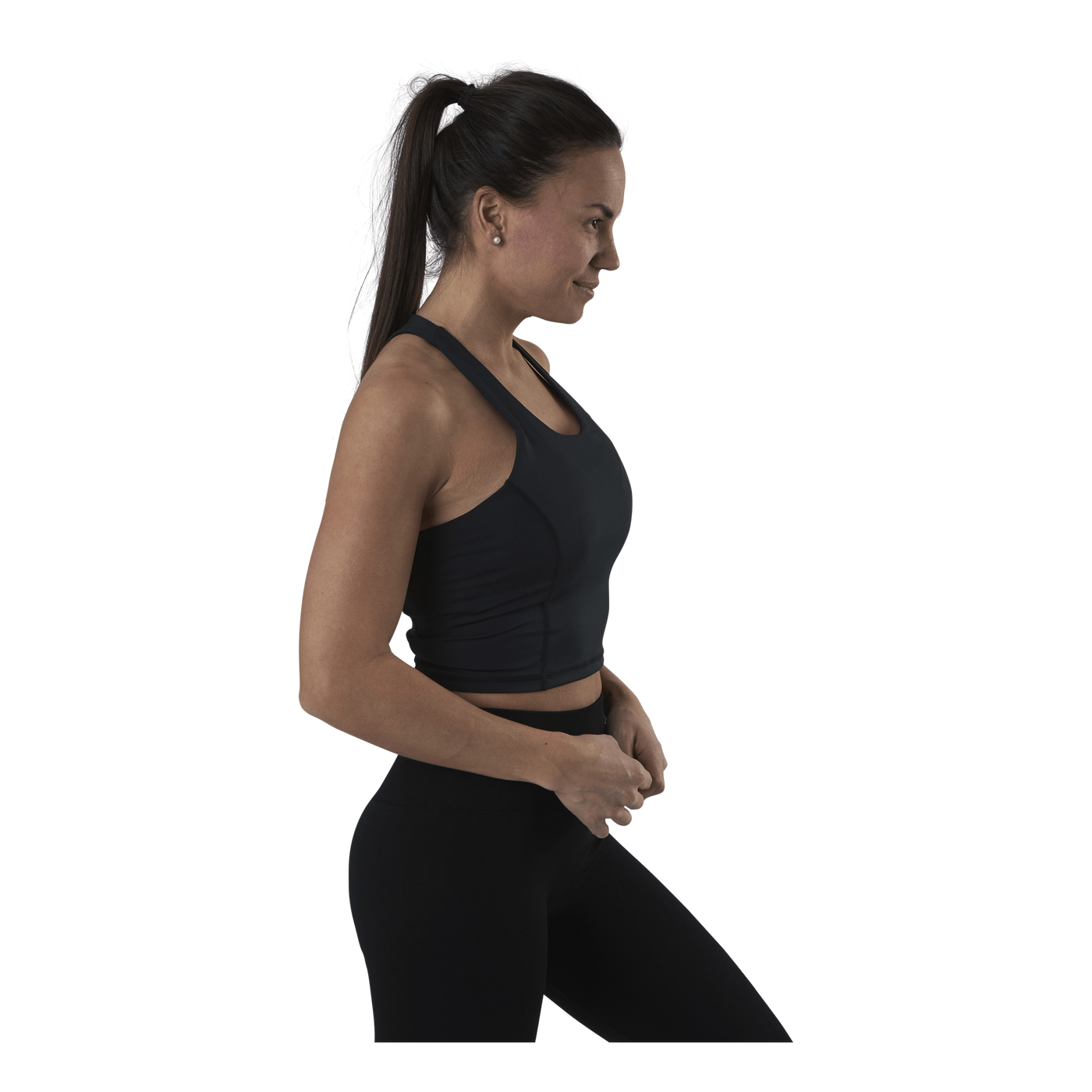 Love Crop Top Black