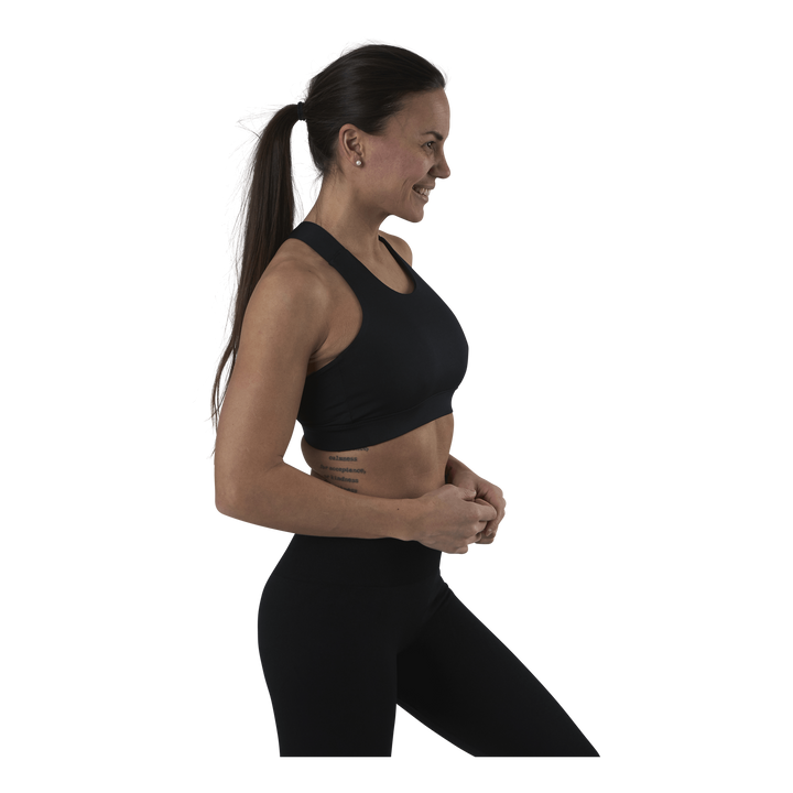 Cross Back Bra Black