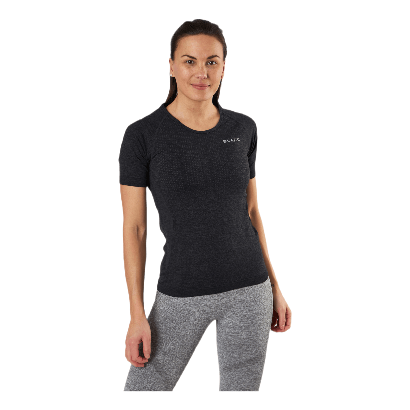 Thea Seamless Tee Black