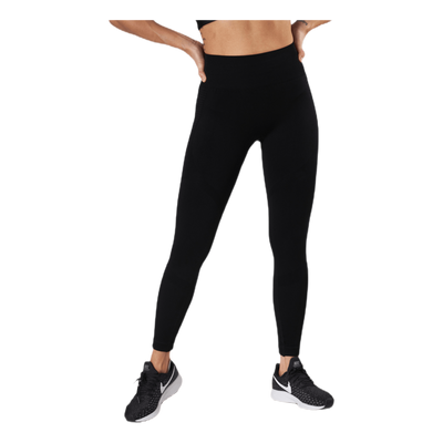 Fitness Melange Tights Black