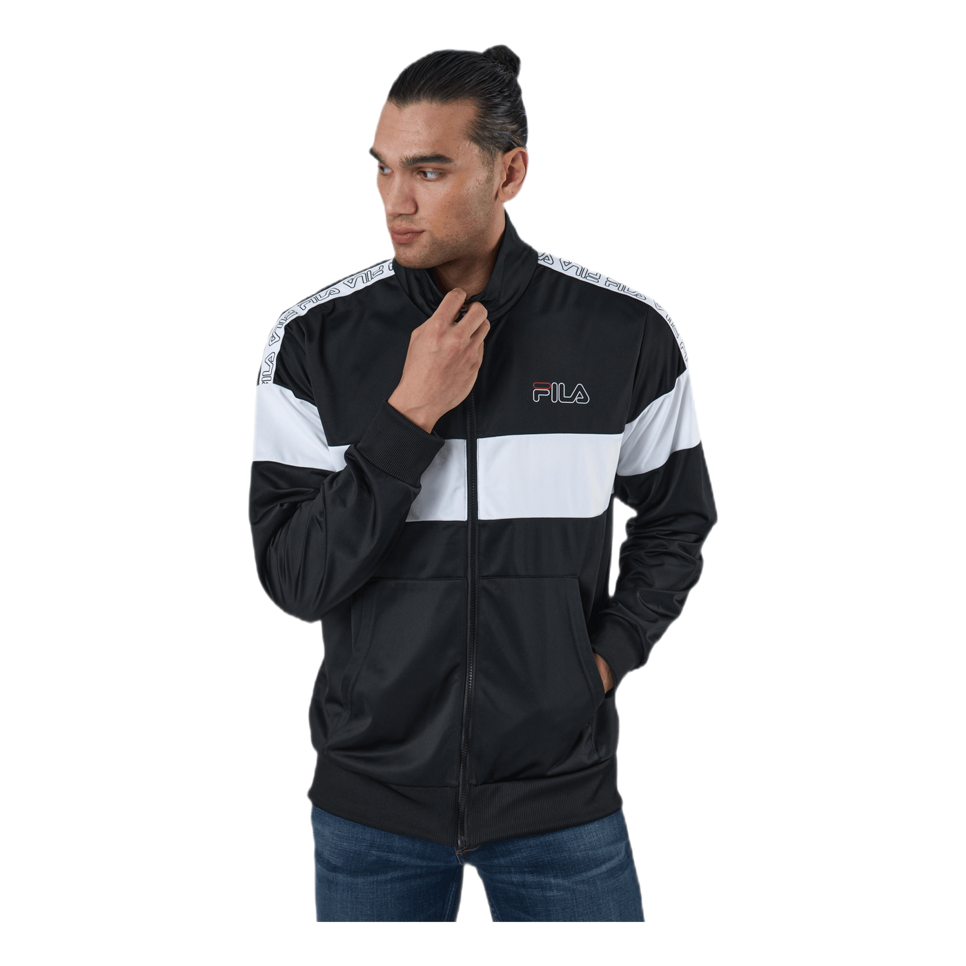 Mens fila track jacket hotsell
