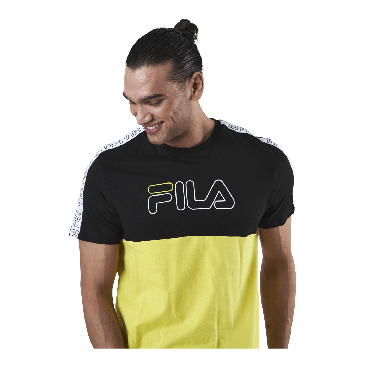 JOPI blocked tape tee Black