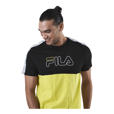 JOPI blocked tape tee Black