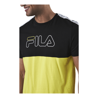 JOPI blocked tape tee Black