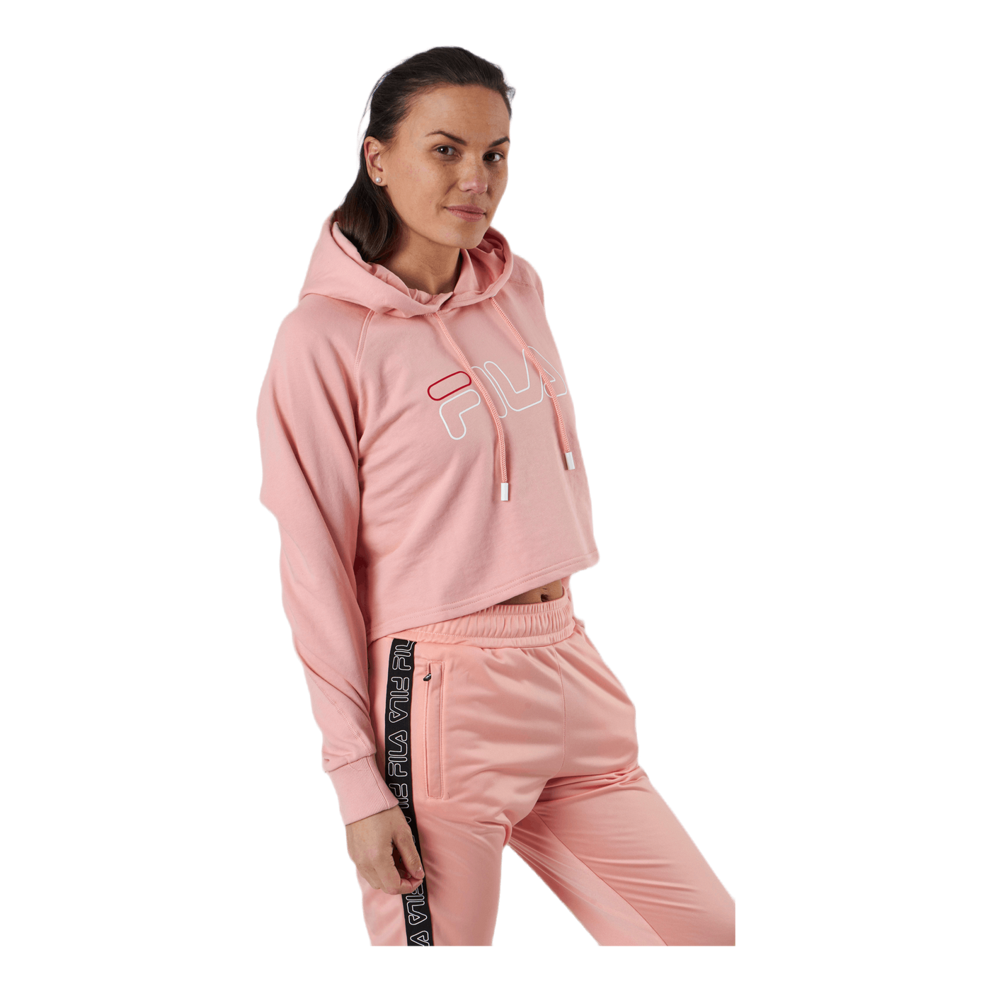 Jana Cropped Hoody Pink